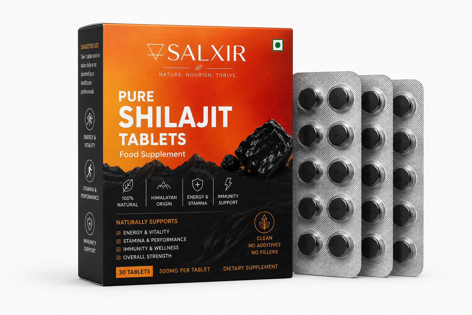Salxir Pure Shilajit Tablets